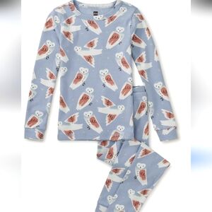 Tea Collection Snowy Owl Pajamas Size 16